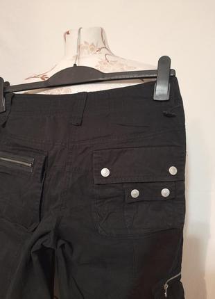 Коттоновые брюки карго в готическом стиле панк лолита аниме6 фото