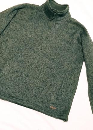 Утепленный свитер, толстовка с карманами
