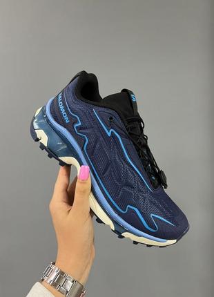 Мужские кроссовки salomon xt-slate advanced dark sapphire blue ashes