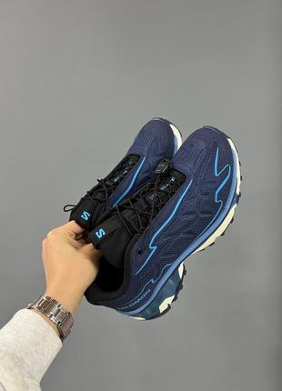 Мужские кроссовки salomon xt-slate advanced dark sapphire blue ashes5 фото