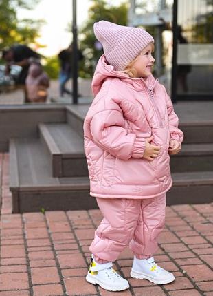 Зимний детский костюм, куртка и штаны, 98-134р.6 фото
