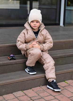 Детский зимний костюм, куртка и штаны, 98-134р.4 фото