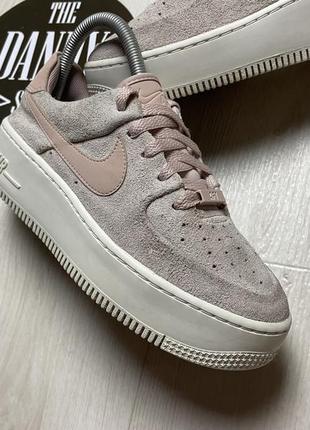 Женские кожаные кроссовки nike air force 1, размер 37-385 фото