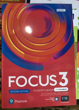 Комплект focus 3 student’s book with active book and workbook (підручник + зошит)2 фото