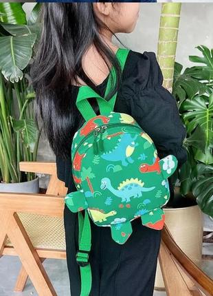 Детский яркий рюкзак сумка портфель ранец динозавр 🦖3 фото