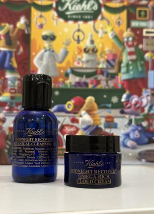 Kiehl's масло для снятия макияжа, ночной крем