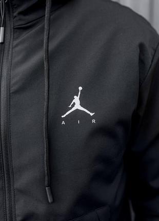 Чоловіча плащівка jordan windbreaker black.6 фото