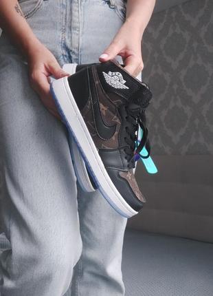 Nike air jordan 1 x lv brown