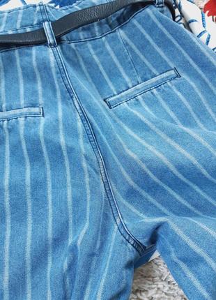 Стильные широкие джинсы/кюлоты с завышенной талией, chicoree,  p. l-xl7 фото