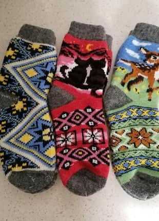 Носки женские из овечьей шерсти