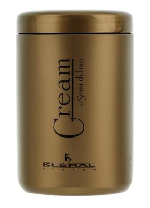 Kleral system semi di lino cream kleral 500 ml маска, що відновлює на основі льону