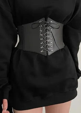 Корсет жіночий на шнурівці батал