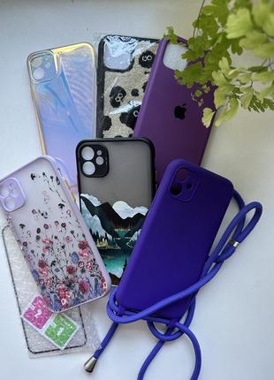 Iphone 11 чехол, защитное стекло, цена за все
