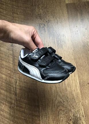 Кроссовки на липучках puma детские подростковые