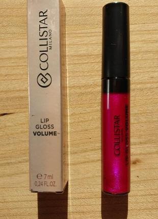 Collistar lip gloss volume блиск для губ 210 fucsia buganvillea1 фото