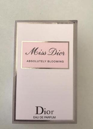 Miss dior absolutely blooming диор абсолюты блуминг. акция 1+1=3