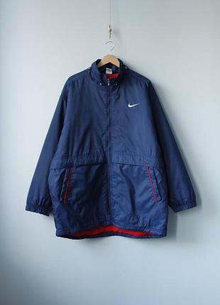 Nike vintage nylon big logo куртка мужская найк винтаж нейлоновая