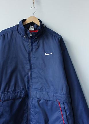 Nike vintage nylon big logo куртка мужская найк винтаж нейлоновая