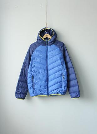 Trespass 650 мужской пуховик синяя куртка с капюшоном осенняя зимняя l xl zara bershka north face tnf