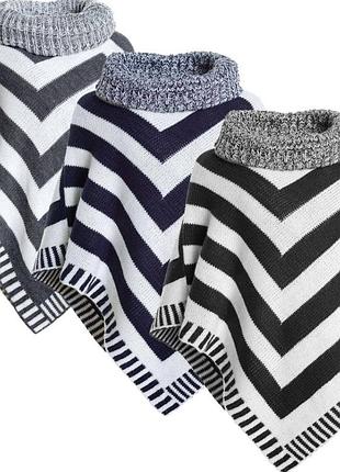 Накидка тепла універсального розміру пончо