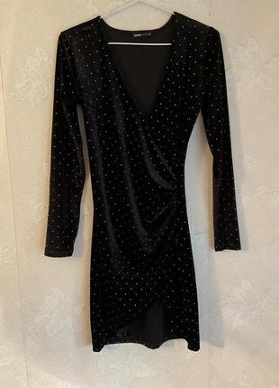 Сукня оксамитова cropp