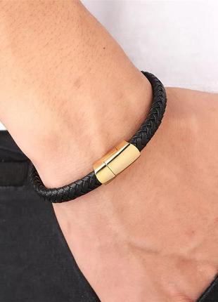 Браслет мужской плетеный