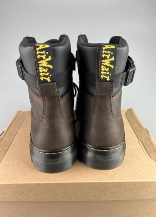 Кожаные зимние ботинки мартенсы оригинал dr.martens combs tech leather3 фото