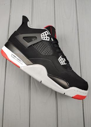 Nike air jordan 4 retro bred winter5 фото