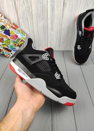 Nike air jordan 4 retro bred winter