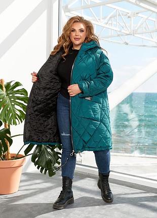 Куртка зимова жіноча великого розміру: 52-54,56-58,60-62,64-66