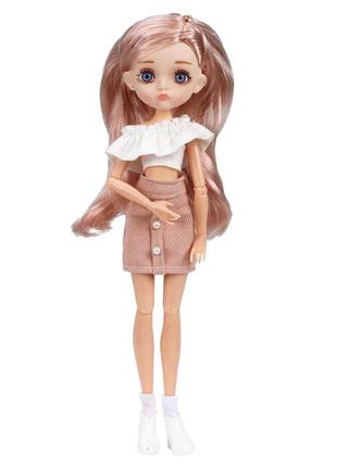 Кукла 26 см 1/6 оригинальная, куклы для девочек на подарок, кукла шарнирная с нарядом рост 26см 1/64 фото