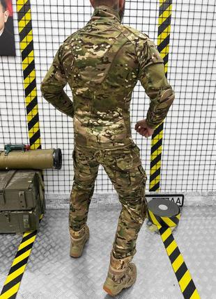 Військова форма зсу, тактичний бойовий комплект одягу g4 - колір мультикам із захистом, розмір m-3xl6 фото