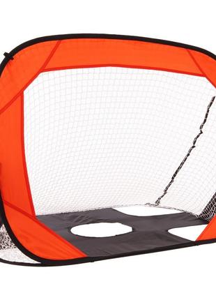 Складные футбольные ворота для тренировок poray 110x80x80см