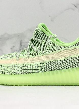 Кроссовки мужские, женские adidas yeezy boost 350 зеленые (адидас изи буст, адидасы)