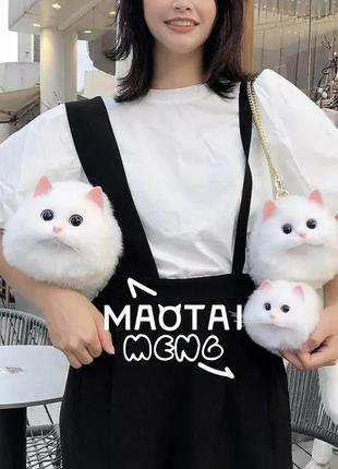 #сумкакотик сумка киця меховая сумка кошка