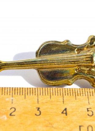 Коллекционная миниатюра,скрипка! латунь! england!5 фото