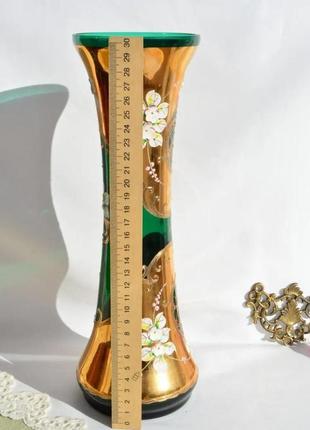 Богемское стекло ваза