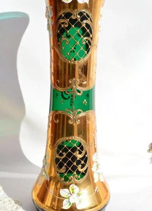 Богемское стекло ваза