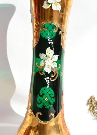 Богемское стекло ваза