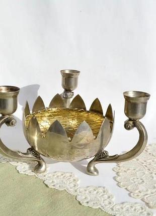 Свічник на три свічки