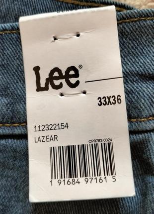 Джинси чоловічі lee relaxed fit taper jean10 фото