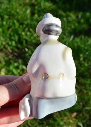 Чудова статуетка легендарного полонського завода "клоун карандаш із собачкою кляксою"