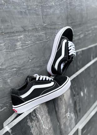 Кеди vans old skool black white8 фото