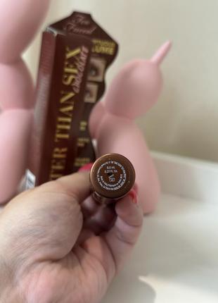 Too faced better than sex chocolate коричнева туш для вій2 фото