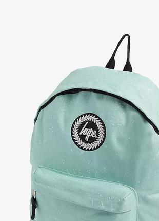 Голубой рюкзак с эффектом брызг краски дождя школьный спорт туризм