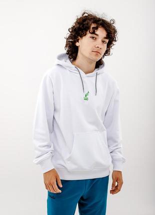 Мужское худи australian uwilldie23 hoodie fleece  белый 2xl (7dhcufe0061-002 2xl)