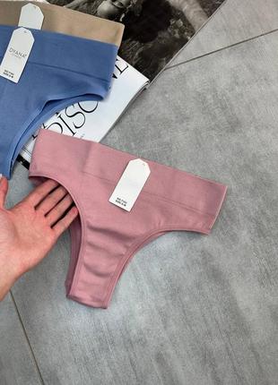 Трусики бразильян в рубчик