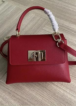 Сумка furla 100% натуральна шкіра2 фото