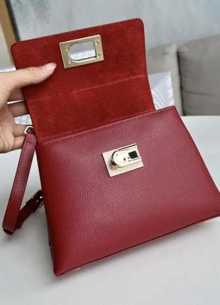 Сумка furla 100% натуральна шкіра7 фото