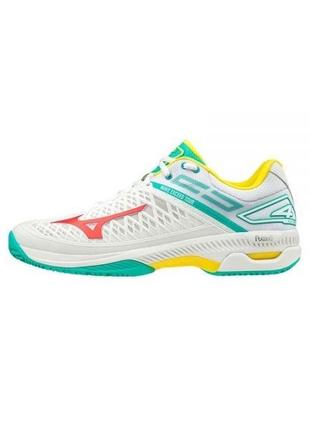 Кросcовки муж. mizuno wave exceed tour4 cc белый/красный/зеленый (40.5) uk7 61gc2077-62 40.52 фото